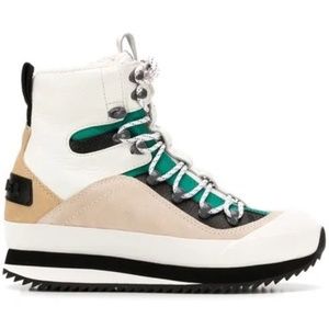 DIESEL Leather Lace-Up Snow Boots
